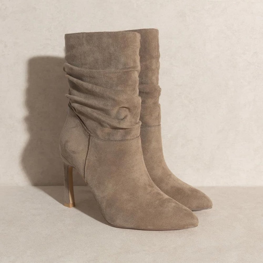 Camel Slouch Boots